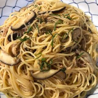 明太きのこパスタ